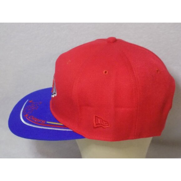 Kansas City Chiefs (Red-Blue) Snapback Baseball Cap NFL Football Hat - Picture 2 of 7